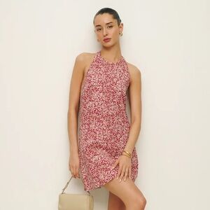 Reformation Pink Floral Mini Dress